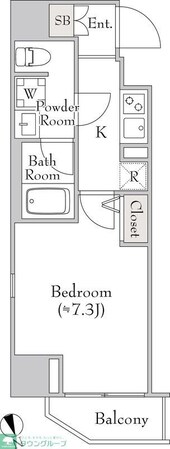 ルミークアン北上野の物件間取画像